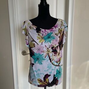 Worthington Multicolor Floral Blouse